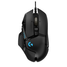 Logitech G502 HERO High Performance Wired Gaming Mouse, HERO 25K Sensor, 25,600 DPI, RGB, Adjustable Weights, 11 Programmable Buttons